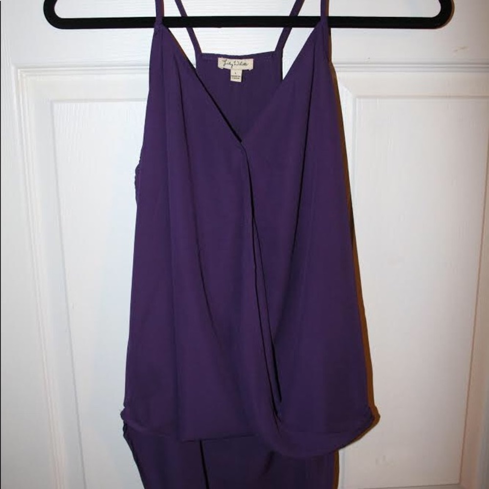 Royal Purple Strappy Spaghetti Strap